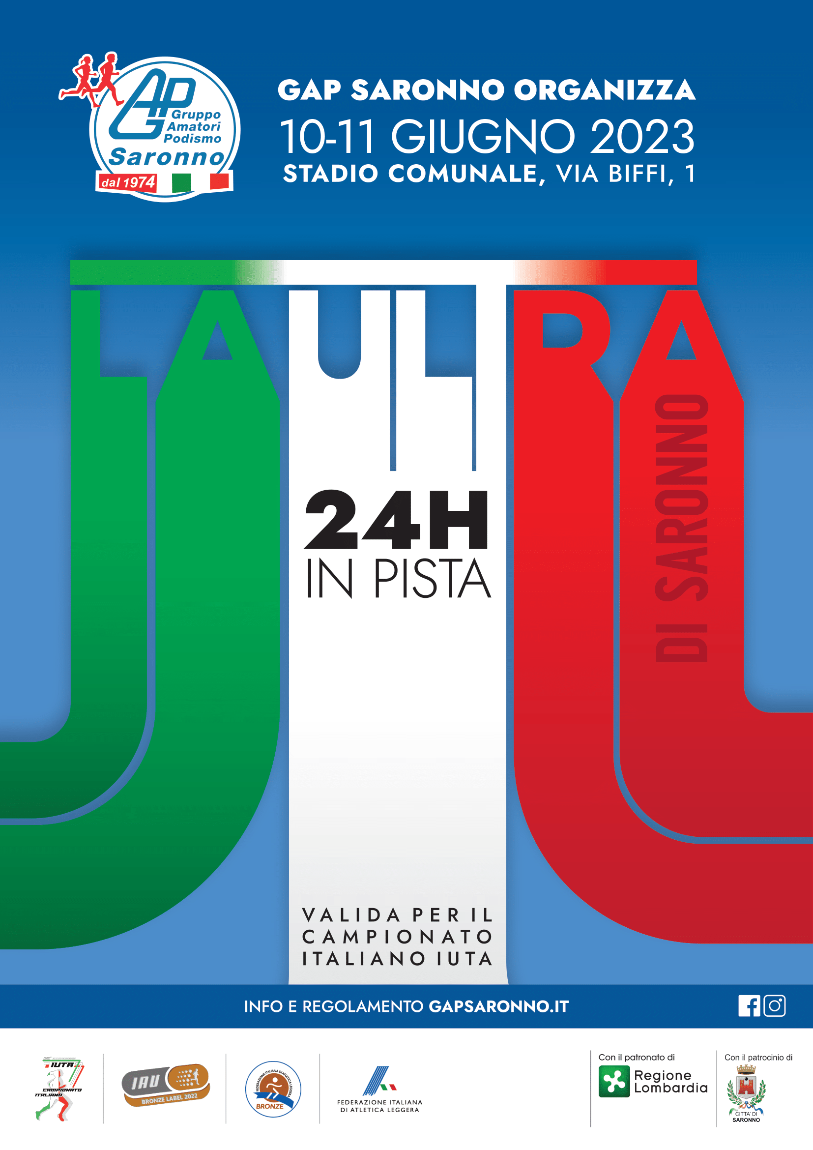 La Ultra di Saronno 2023 - Volantino